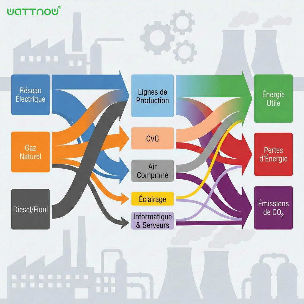 Optimisation énergétique avec diagramme Sankey