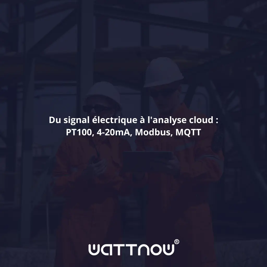 Du signal électrique à l'analyse cloud : PT100, 4-20mA, Modbus, MQTT 1 Protocoles de communication industrielle