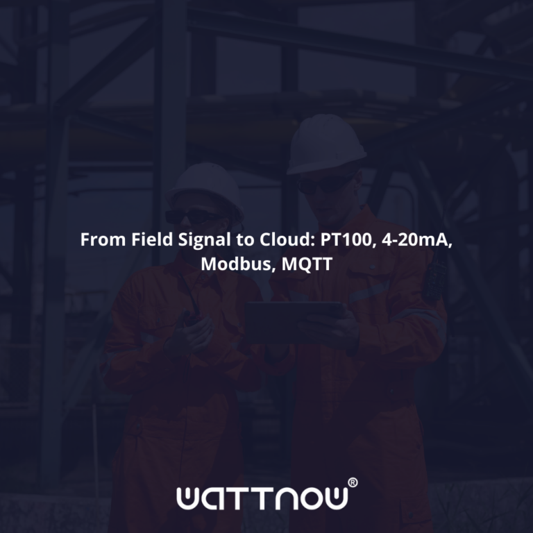 From Field Signal to Cloud: PT100, 4-20mA, Modbus, MQTT