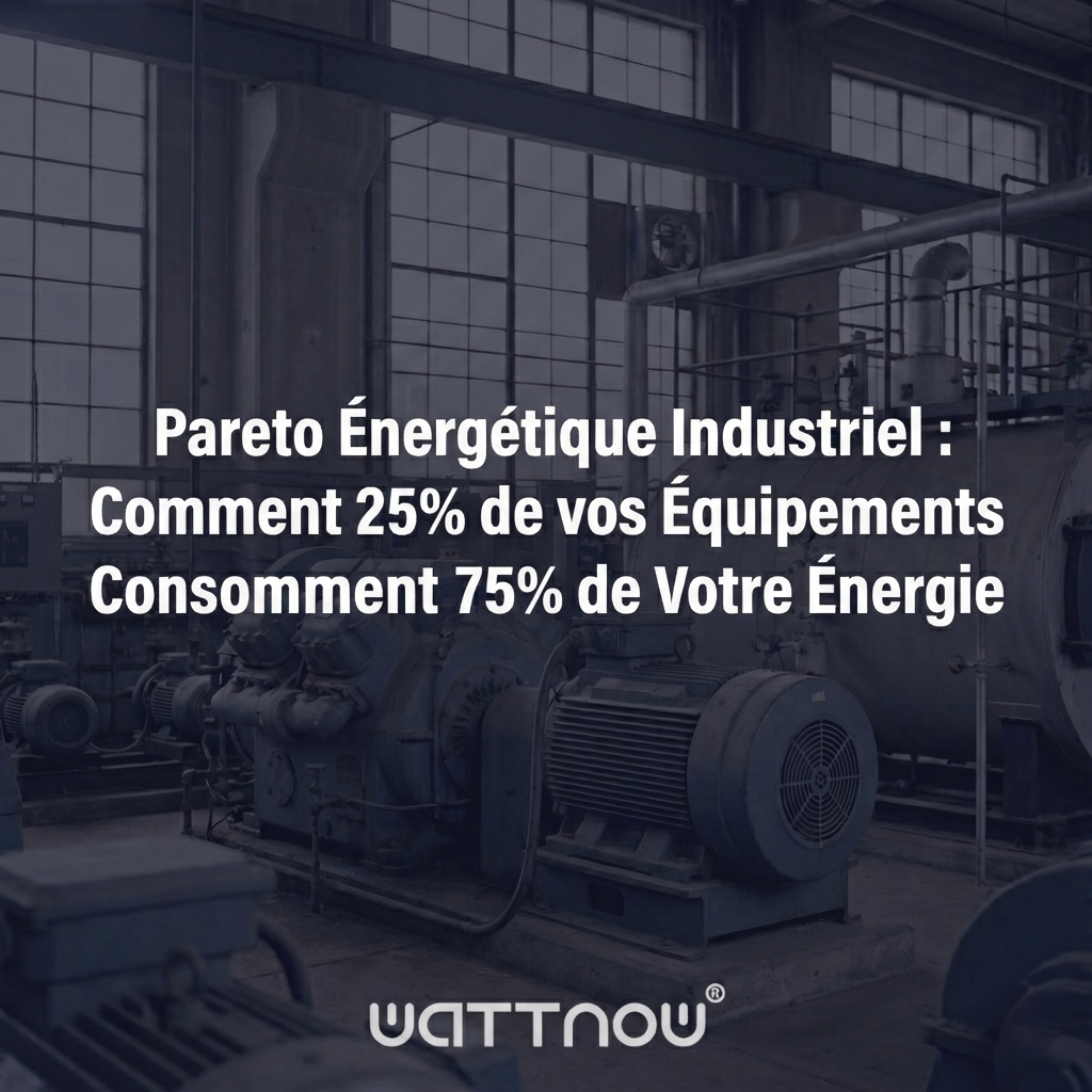Pareto Énergétique Industriel : Comment 25% de vos Équipements Consomment 75% de Votre Énergie